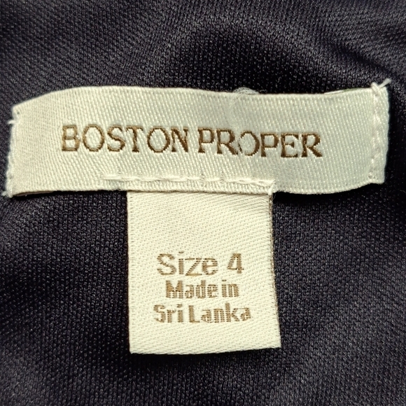 Boston Proper Women's Faux Wrap Dress  Size 4 - Picture 6 of 6